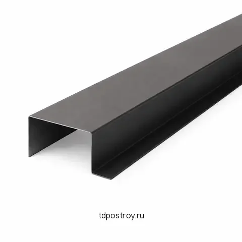 Планка торцевая 0,45x100x125x2000 RAL7024
