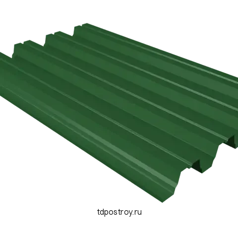 Профнастил Н75 зелёный RAL 6002 0,55 мм