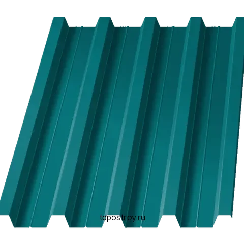 Профнастил Н60 бирюзовый RAL 5021 0,45 мм