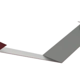Планка ендовы нижняя 150х150х2000 RAL 8017 шоколадно-коричневый полимерное покрытие