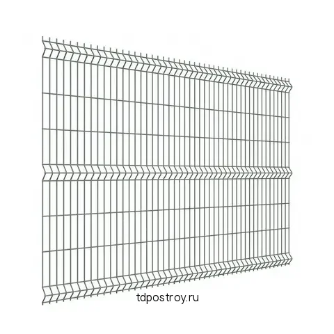 3D сетка Profi 2.43х2.5 м 5 мм RAL 7040 серый